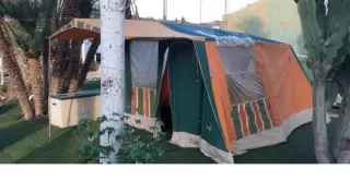 Tienda de campaña lona años 90