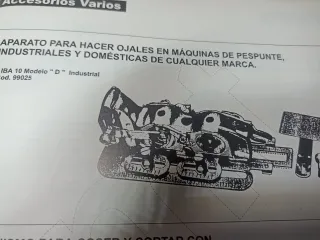 Ojalador Máquina Coser Antigua