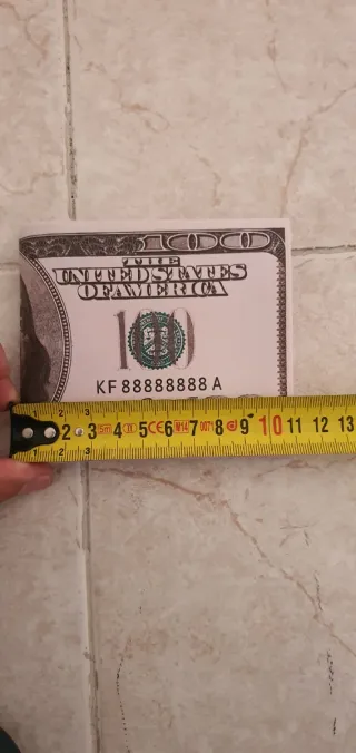 Billetera Hombre Diseño 100 Dólares