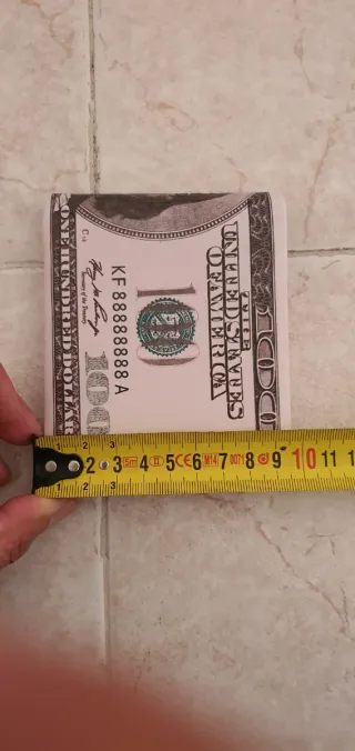 Billetera Hombre Diseño 100 Dólares