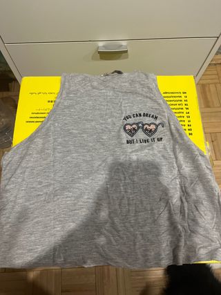 Camiseta Pull&Bear gris talla XS