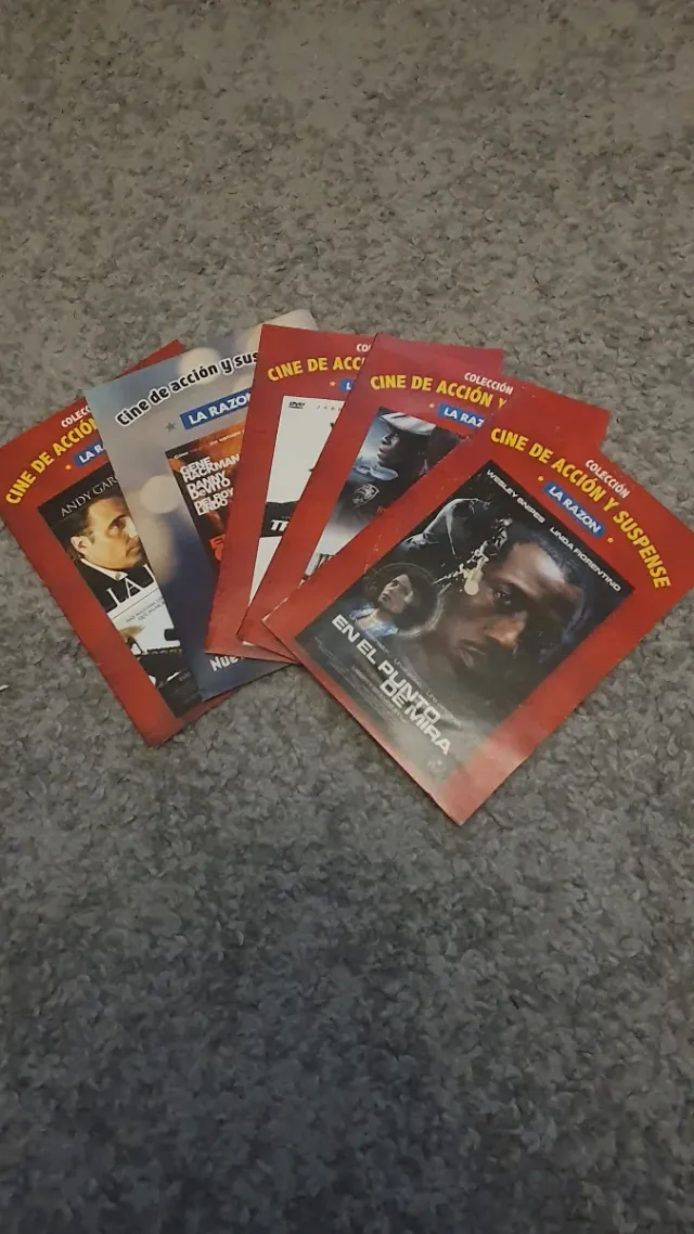 Colección 5 Películas DVD Acción y Suspense