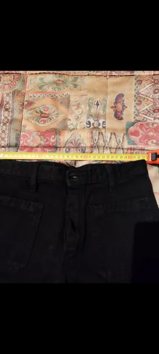 Vaqueros ROK campana vintage negros