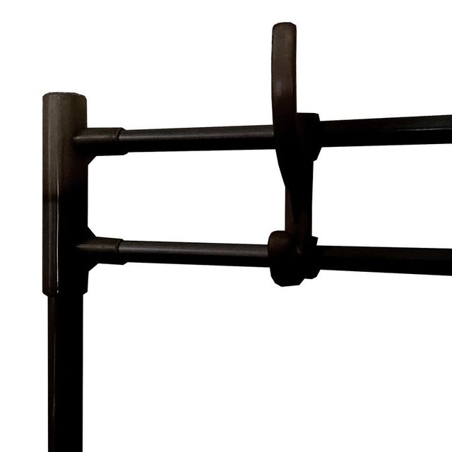 Recibidor Perchero Entrada 5 Baldas Negro NUEVO