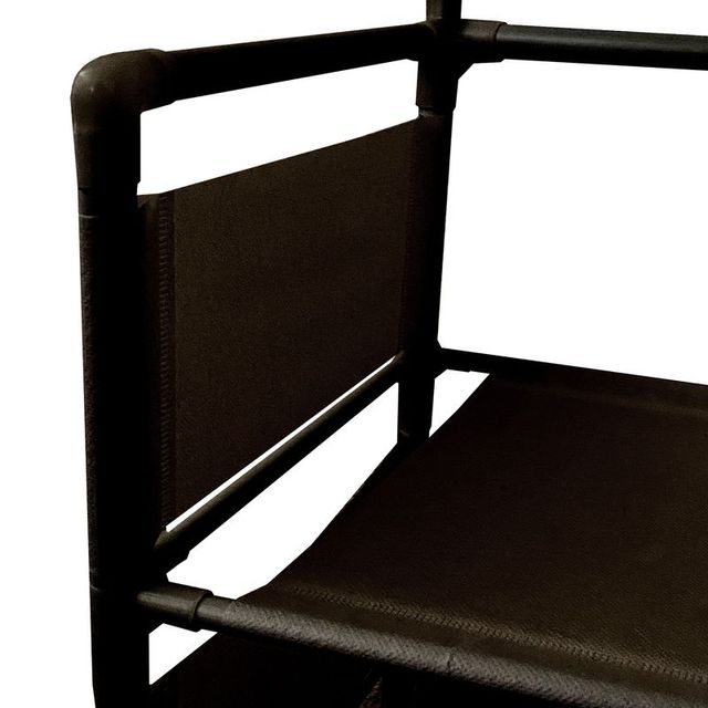 Recibidor Perchero Entrada 5 Baldas Negro NUEVO