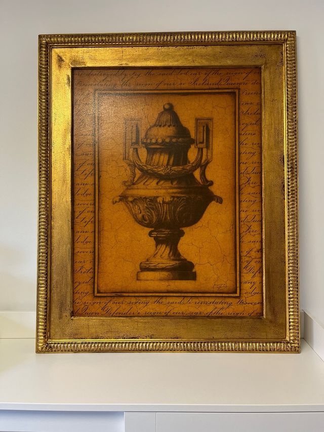 Cuadro Decorativo en Pan de Oro