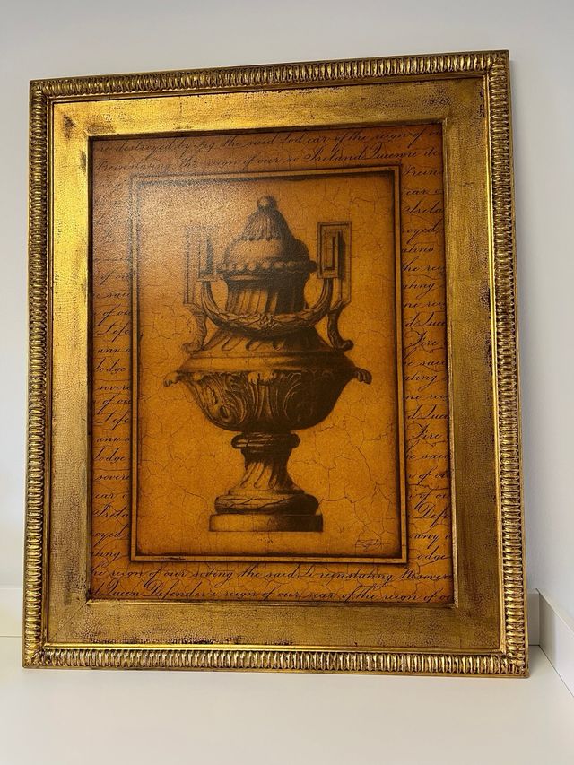 Cuadro Decorativo en Pan de Oro