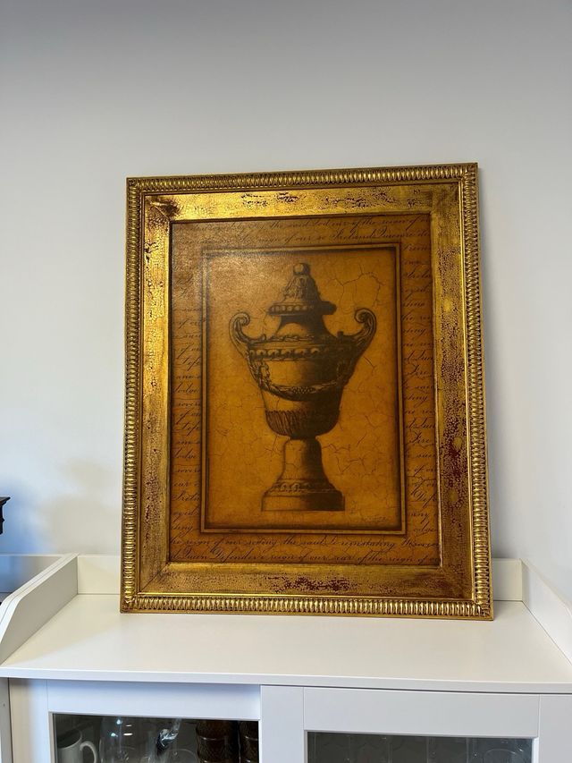 Cuadro Decorativo en Pan de Oro