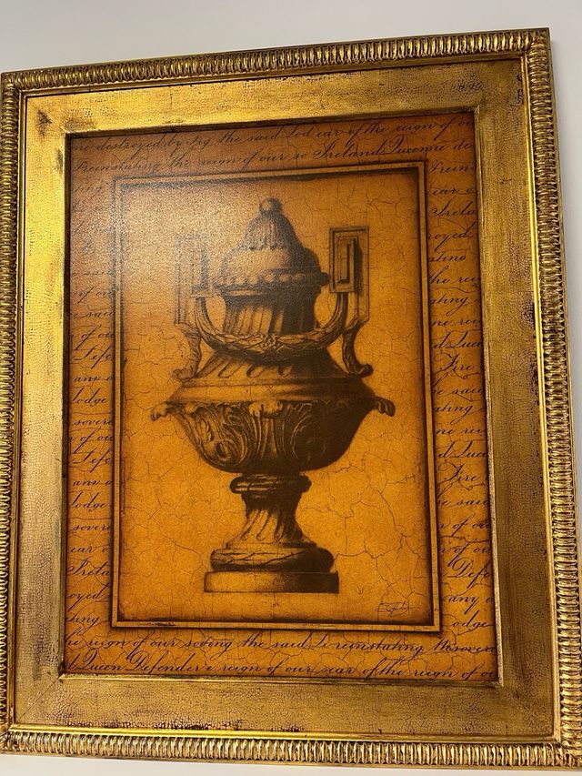 Cuadro Decorativo en Pan de Oro