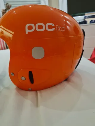 Casco de esquí POCito naranja
