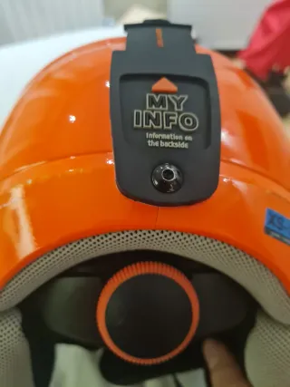 Casco de esquí POCito naranja