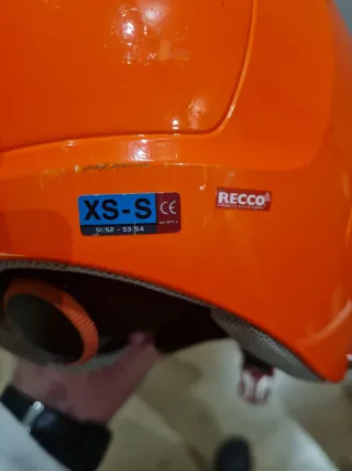 Casco de esquí POCito naranja