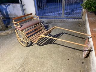 Carro biplaza para ponie