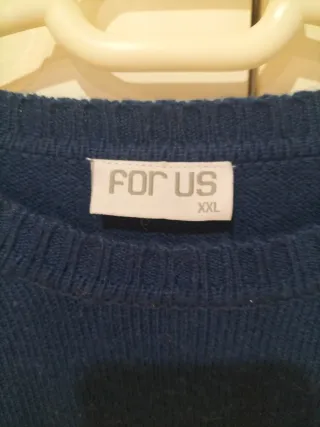 Jersey azul El Corte Inglés