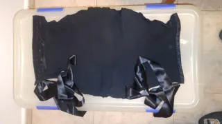 Corsé acolchado negro talla única