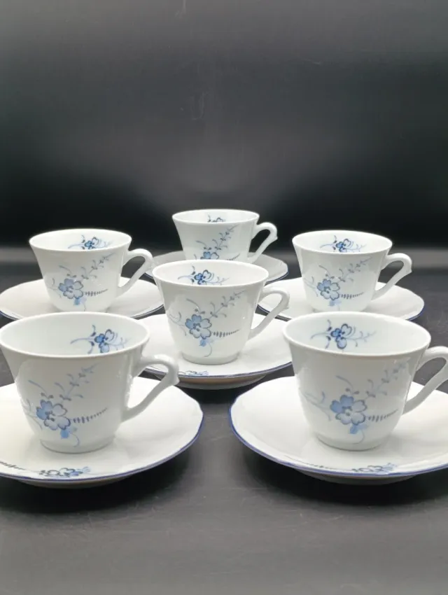 Set tazas café Limoges Sologne