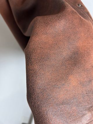 Camiseta Zara Botones Marrón