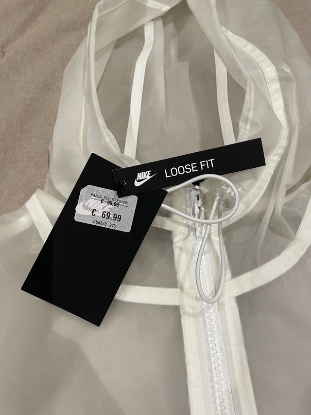 Chubasquero Nike Transparente Mujer Talla XS