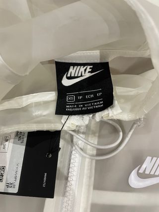 Chubasquero Nike Transparente Mujer Talla XS