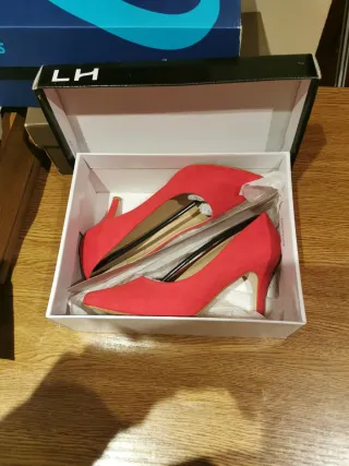 Zapatos de salón rojos LH talla 36