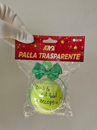 Palline di padel natalizie