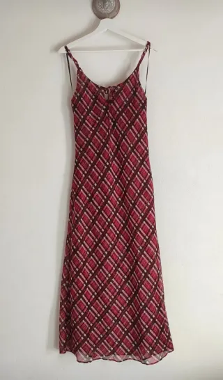 Vestido tirantes Mango cuadrados