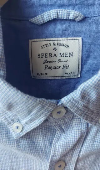 Camisa Sfera azul talla M