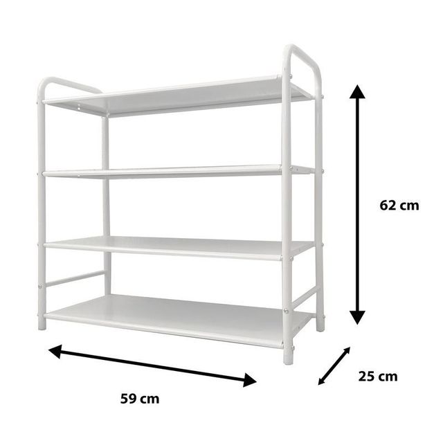 Zapatero Metálico 16 Pares Blanco NUEVO