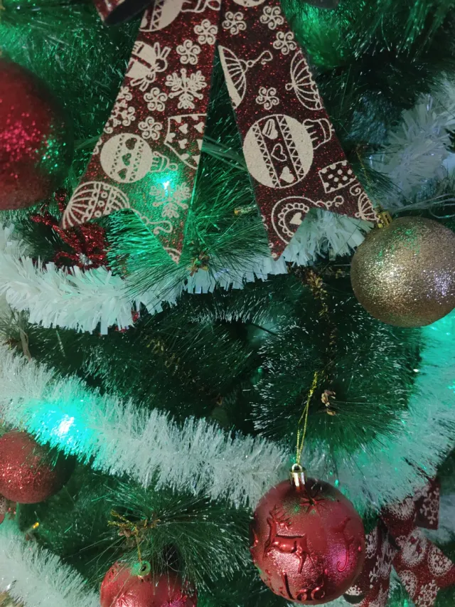 Árbol de Navidad 180cm con adornos