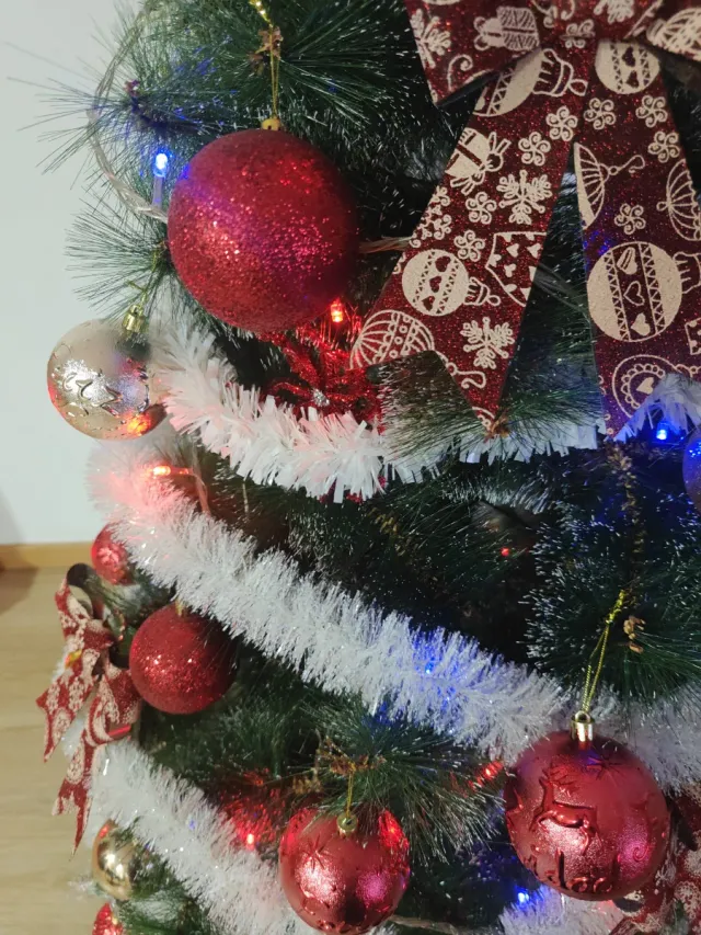 Árbol de Navidad 180cm con adornos