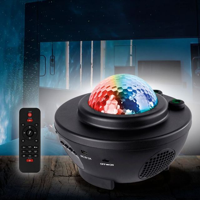 Proyector, altavoz Lámpara con Mando, NUEVO