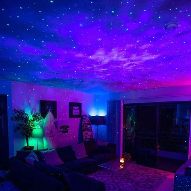 Proyector, altavoz Lámpara con Mando, NUEVO