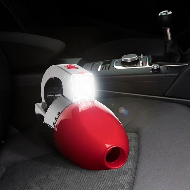 Aspirador portátil con luz LED - Nuevo