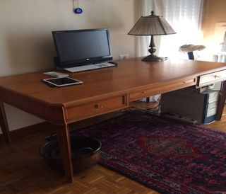 Mesa de despacho madera maciza