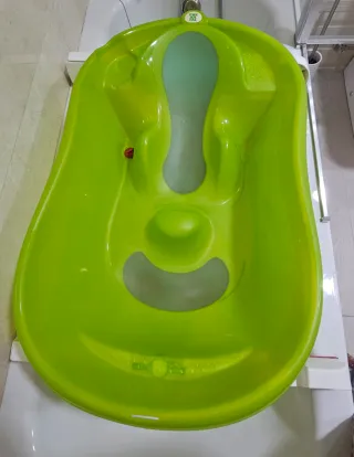 Bañera Bebé Ajustable Prenatal Verde