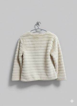 Giacca donna eco pelliccia beige