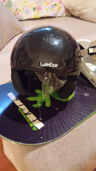 Tabla Snowboard Principiante + Botas y Casco