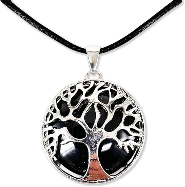 Collar Árbol de la Vida | Ágata Negra Protección