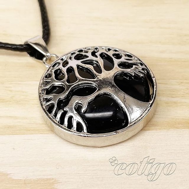 Collar Árbol de la Vida | Ágata Negra Protección