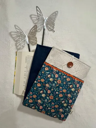 Funda libro artesanal