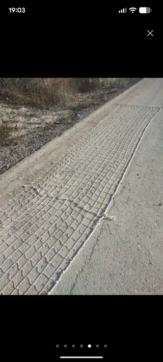 Red de obra 1,5 x 11 m . Red de voley playa, etc