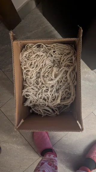 Red de obra 1,5 x 11 m . Red de voley playa, etc