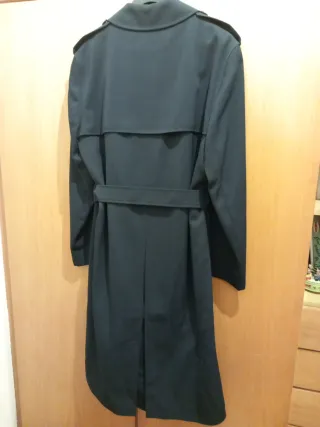 Abrigo/Gabardina hombre Largo. Azul marino NUEVO