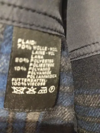 Abrigo/Gabardina hombre Largo. Azul marino NUEVO