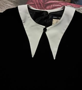 Abito tubino nero elegante in velluto