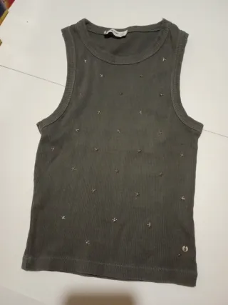 Camiseta tirantes gris estrellas Brownie talla XS