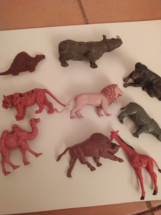 Lote de Figuras Vintage de Animais