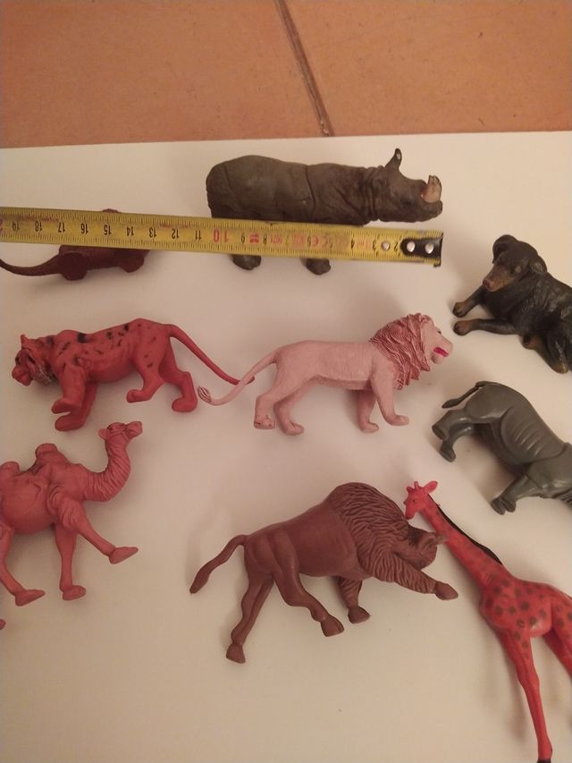 Lote de Figuras Vintage de Animais