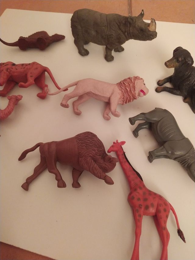 Lote de Figuras Vintage de Animais