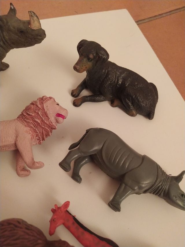 Lote de Figuras Vintage de Animais